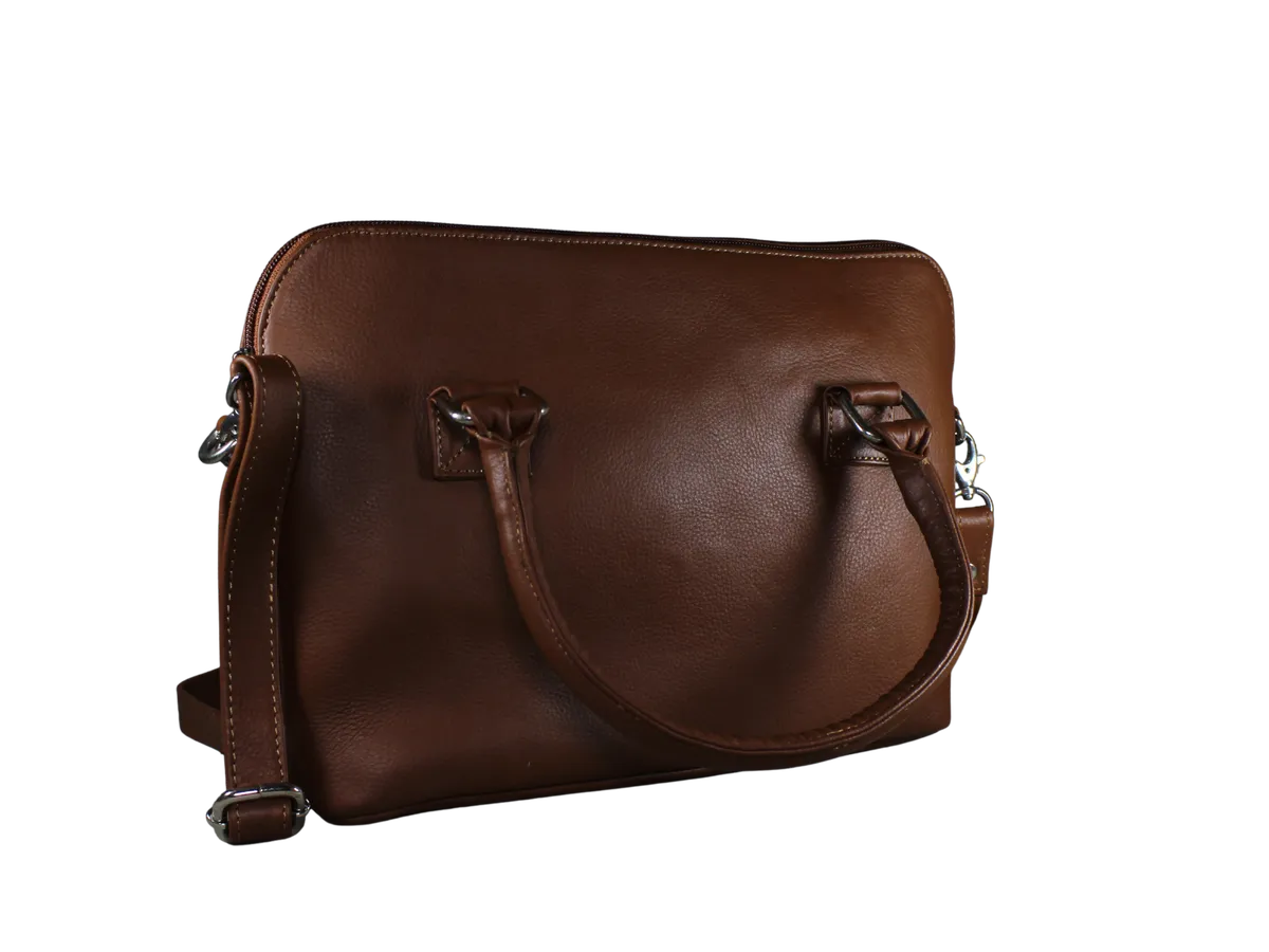 Vincent Mens Leather Bags Brown - BIMB3003
