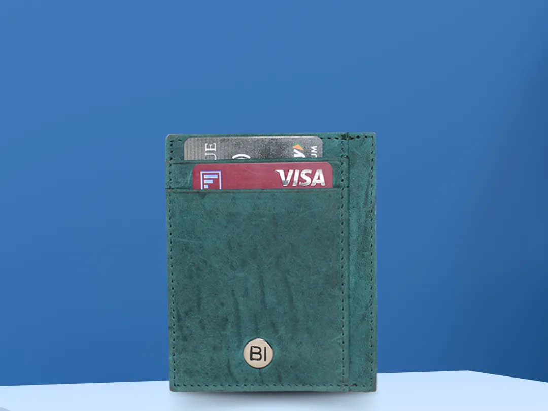Jax Card Case Turquoise Green - BICC154