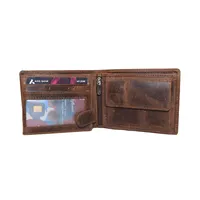 Roman Men’s Leather Wallet Dark brown - BIMW156