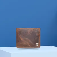 Roman Men’s Leather Wallet Dark brown - BIMW156