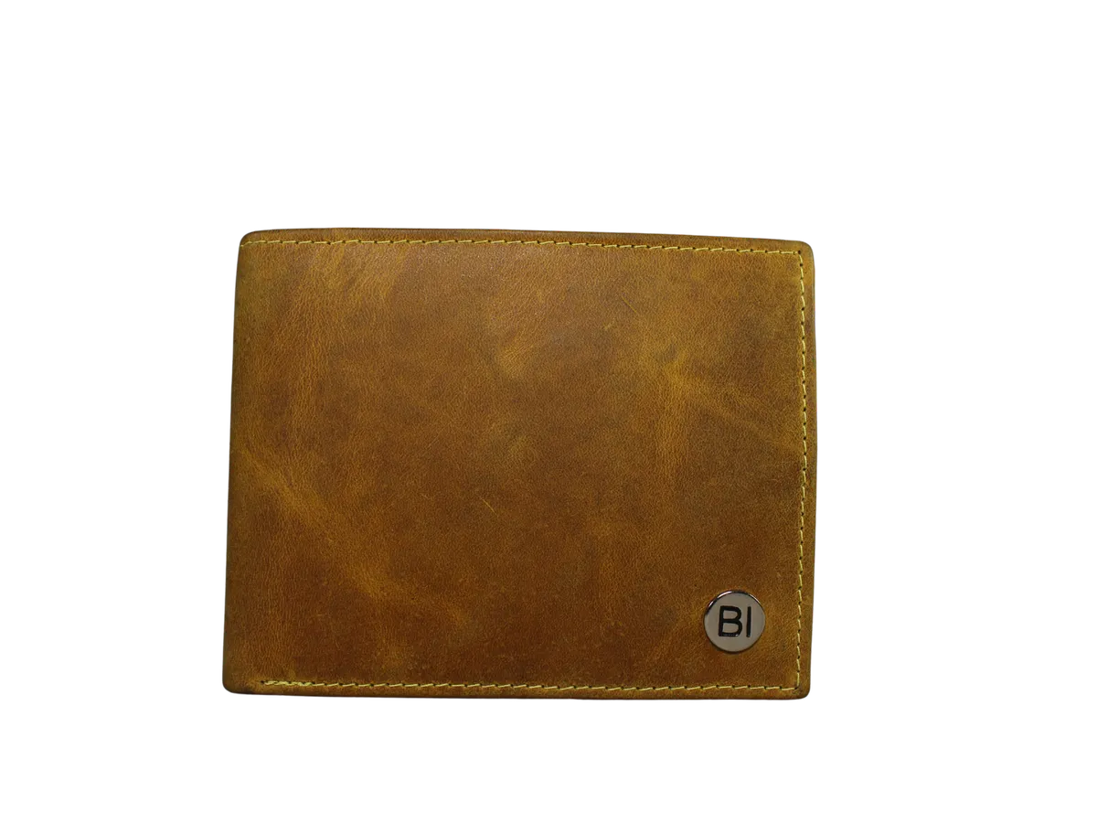 Gorge Men’s Leather Wallet Tan - BIMW201