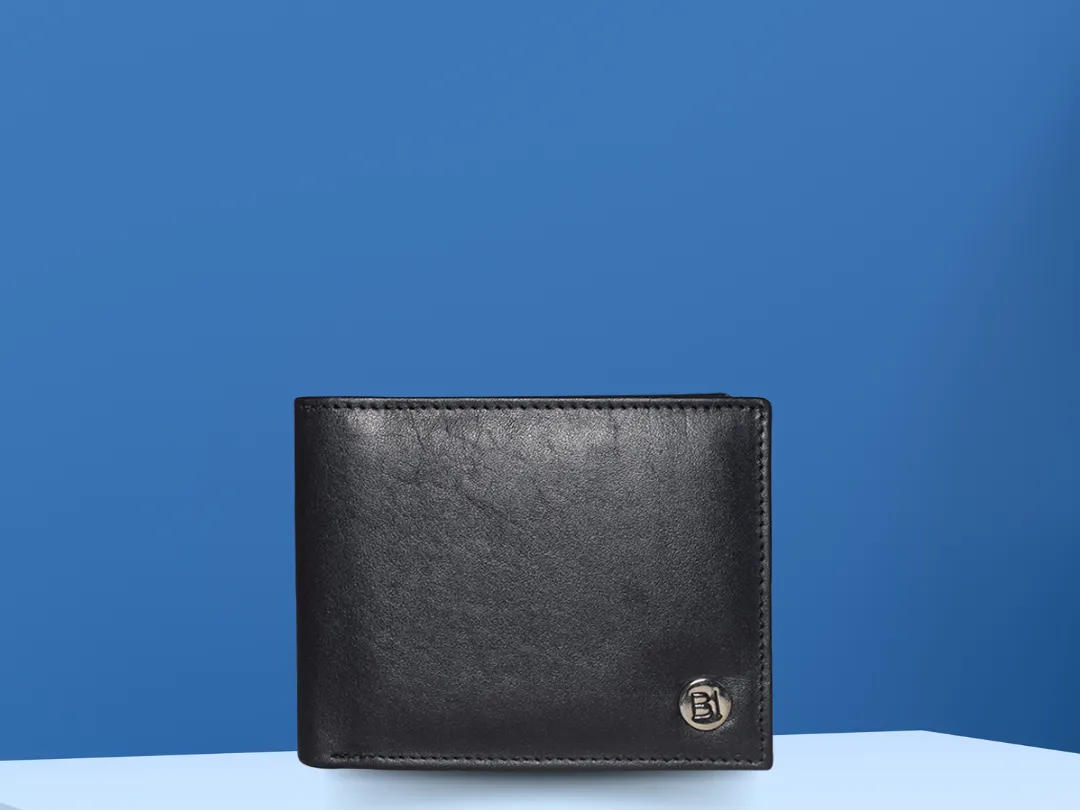 Logan Men’s leather wallet Black - BIMW158