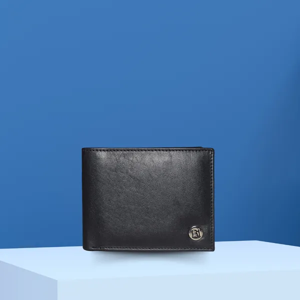 Logan Men’s leather wallet Black - BIMW158