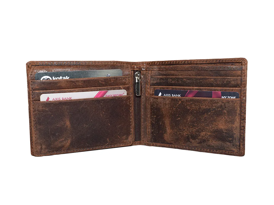 Harrison Men’s Leather Wallet Brown - BIMW159