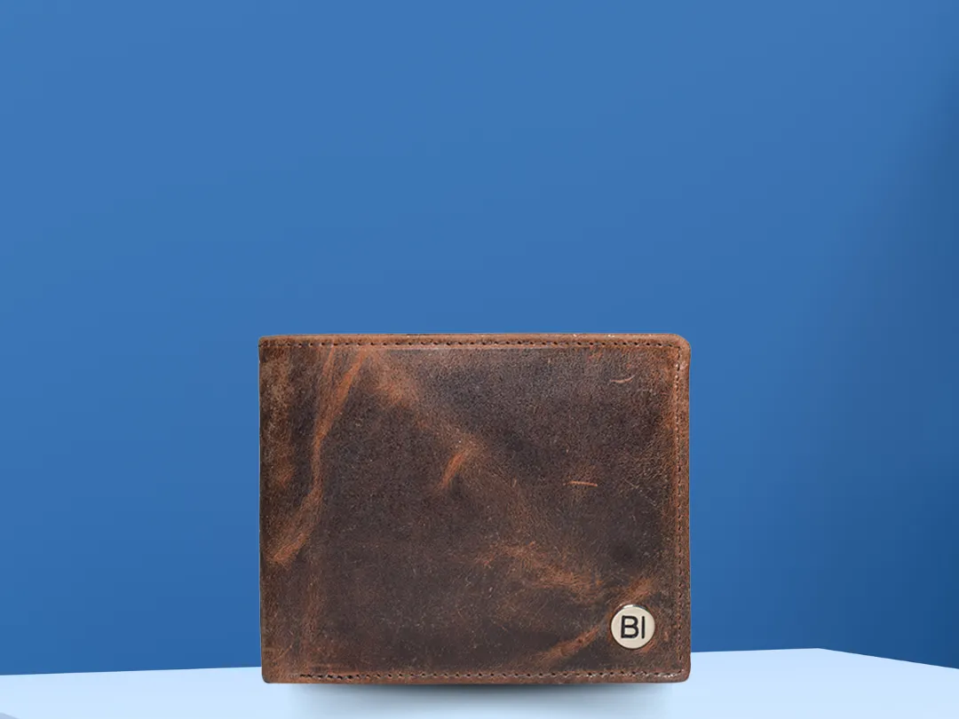 Harrison Men’s Leather Wallet Brown - BIMW159
