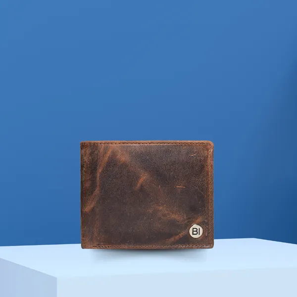 Harrison Men’s Leather Wallet Brown - BIMW159