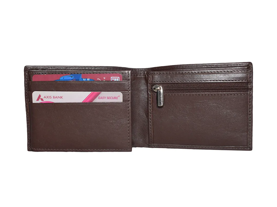 Noah Men’s Leather Wallet Dark Brown - BIMW106