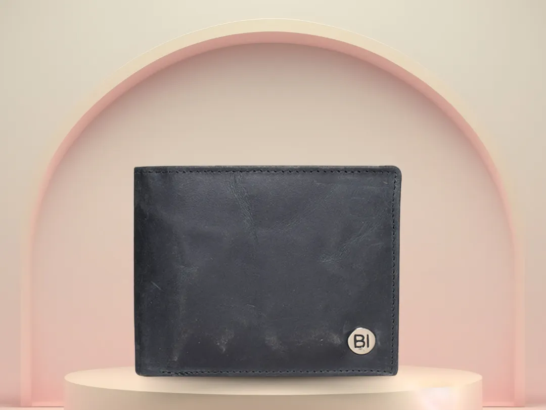 Harrison Men’s Leather Wallet Black - BIMW162