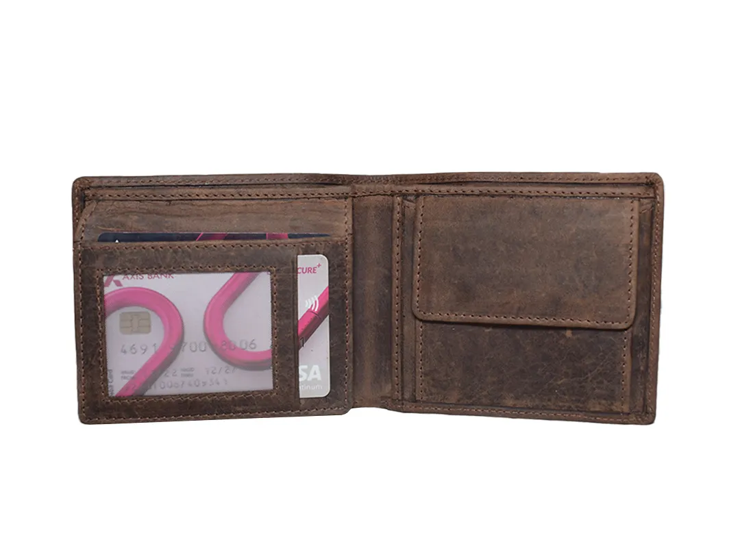 Ethan Men’s Leather Wallet Brown - BIMW163