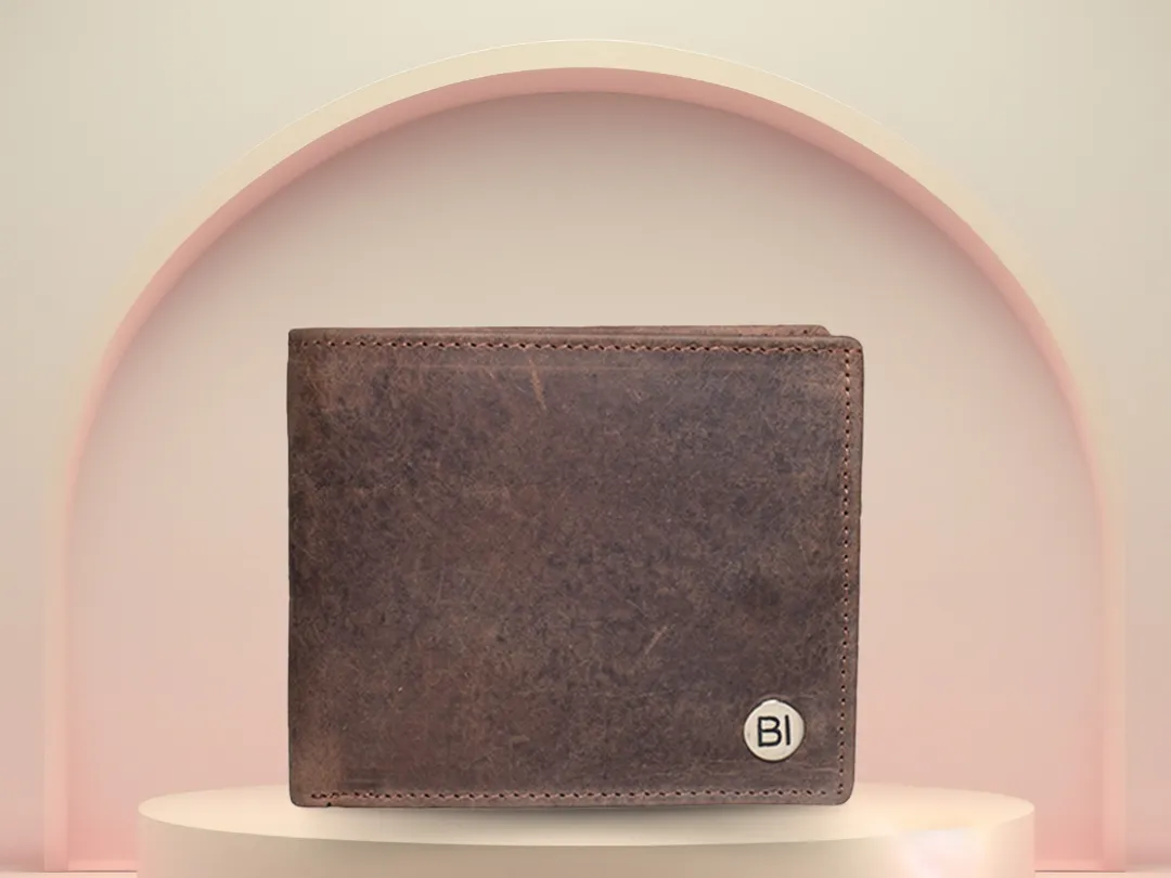 Ethan Men’s Leather Wallet Brown - BIMW163