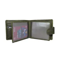 Joshua Men’s Leather Wallet Olive Green - BIMW165