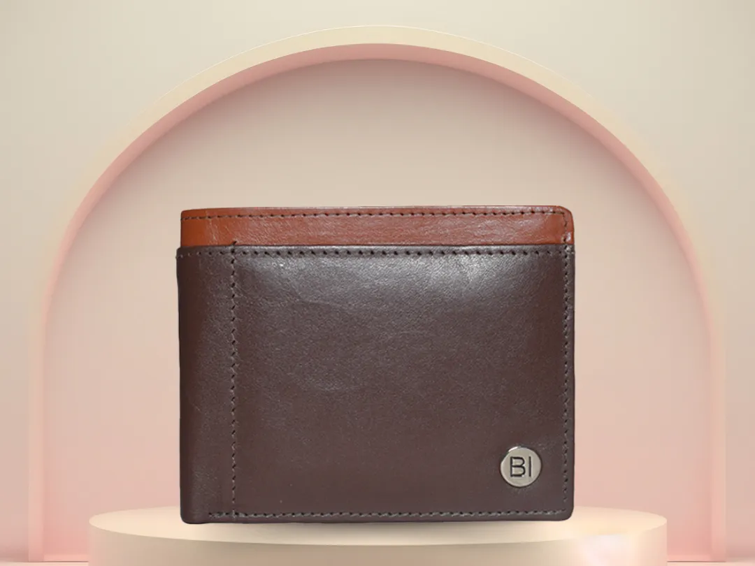 Hadson Men’s Leather Wallet Brown - BIMW168