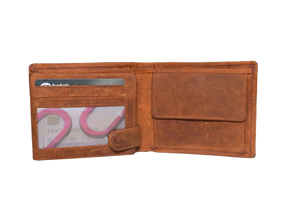 Jude Men’s Leather Wallet Tan - BIMW169