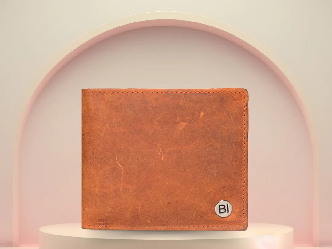 Jude Men’s Leather Wallet Tan - BIMW169