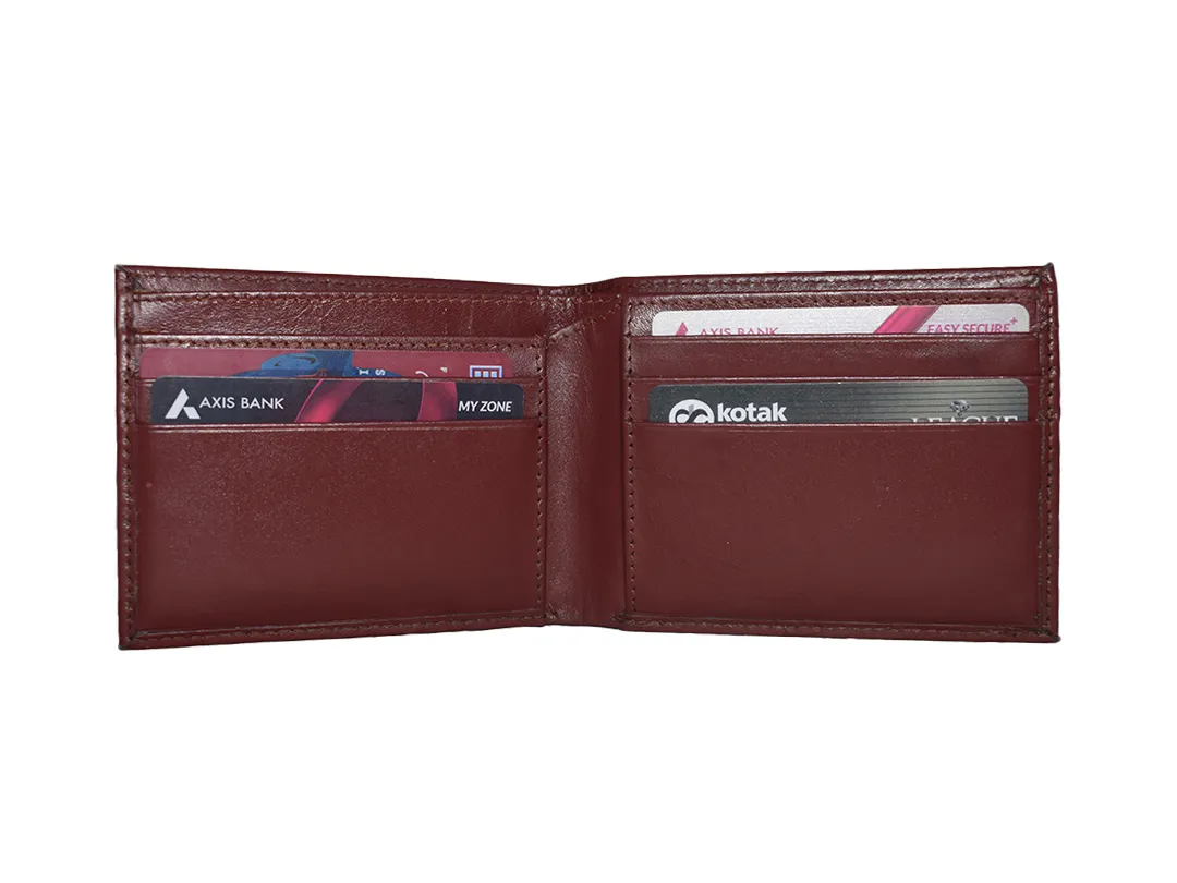 Theo Men’s Leather Wallet Burgandy - BIMW107