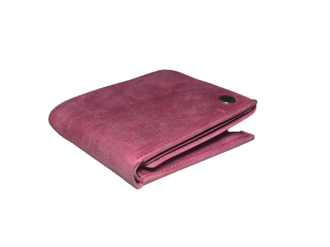 Jude  Men’s Leather Wallet Pink - BIMW171