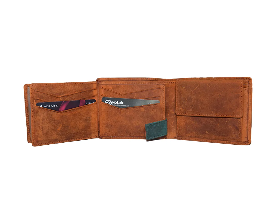 Liam Men’s Leather Wallet Tan - BIMW172