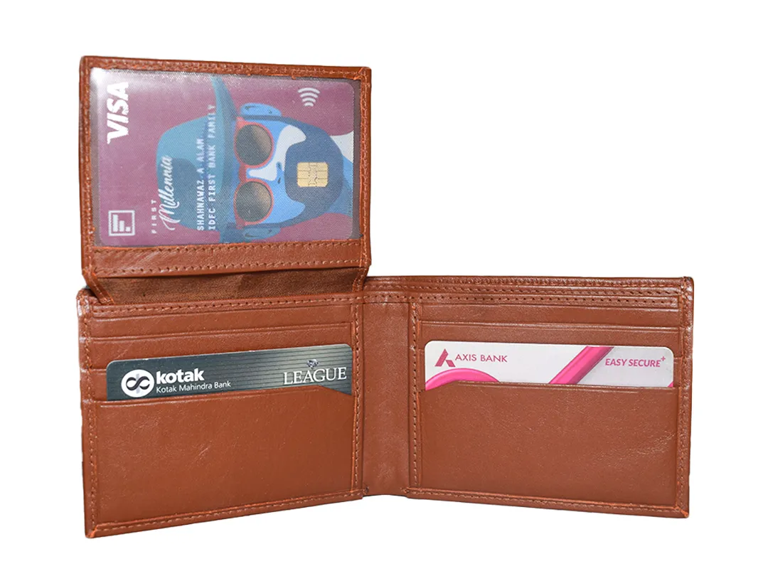 Felix Men’s Leather Wallet Cognac - BIMW178