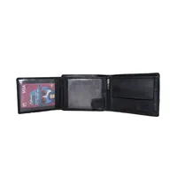 Broady Men’s Leather Wallet Black - BIMW179
