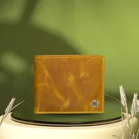 Zachary Men’s Leather Wallet Tan - BIMW180