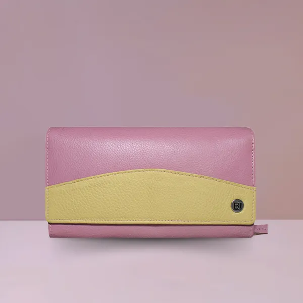 Lottie Women's Leather Wallet Pink - BIWW182