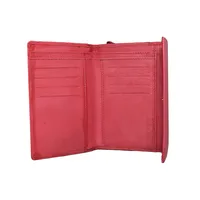 Scarlett Women's Leather Wallet Red - BIWW188