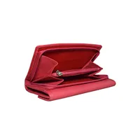 Scarlett Women's Leather Wallet Red - BIWW188