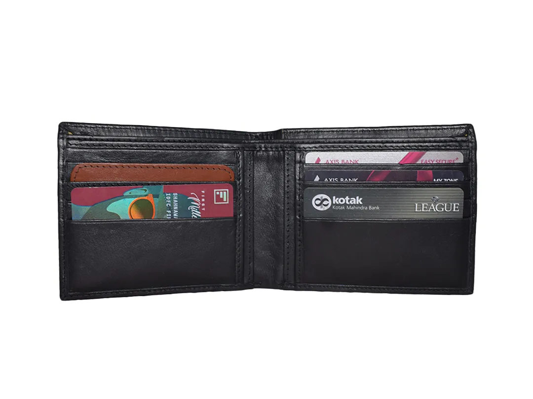 Oliver  Men’s Leather Wallet Black - BIMW109