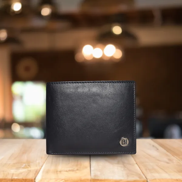 Oliver  Men’s Leather Wallet Black - BIMW109