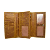 Mable Womens Leather  Wallet Tan - BIWW195