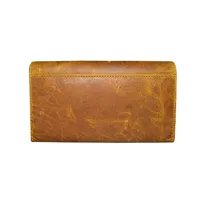 Mable Womens Leather  Wallet Tan - BIWW195