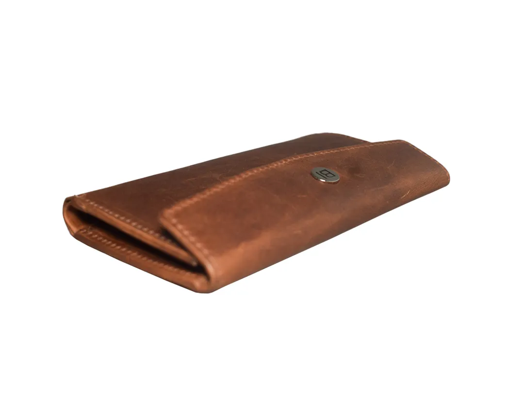 Arabella Women's Leather Wallet Brown - BIWW197