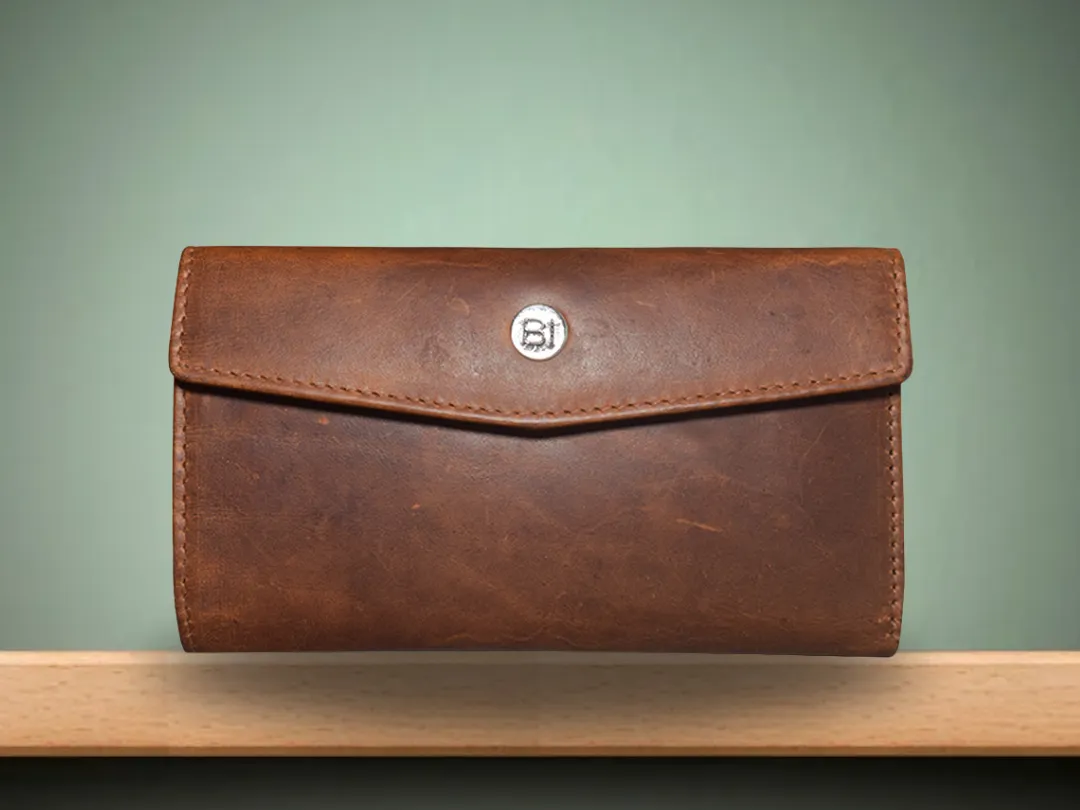 Arabella Women's Leather Wallet Brown - BIWW197