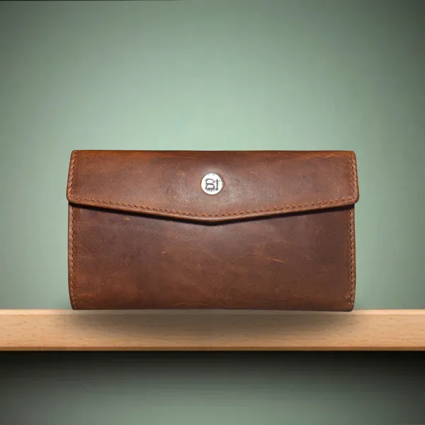 Arabella Women's Leather Wallet Brown - BIWW197